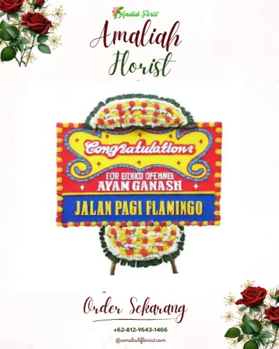Bunga Papan Congratulation di Semarang Industrial Estate